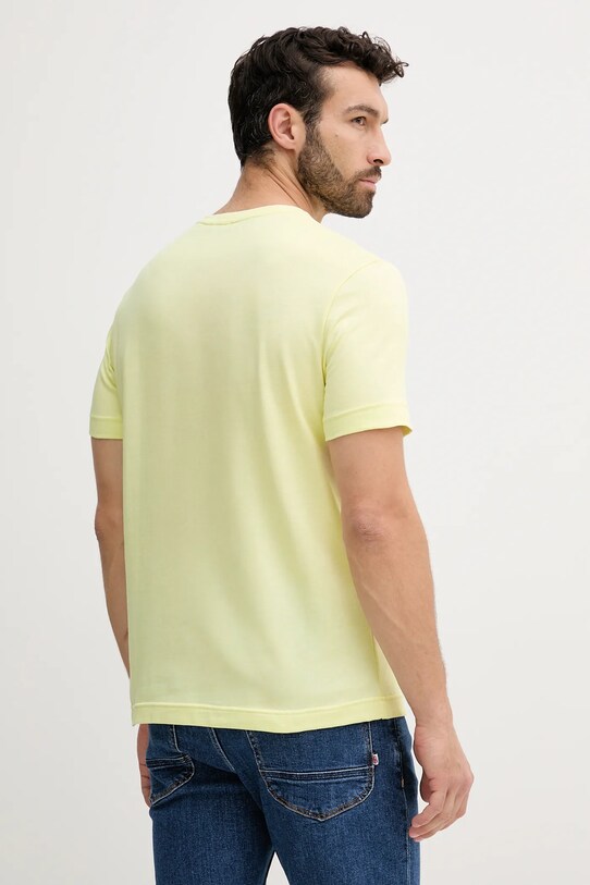 Odzież United Colors of Benetton t-shirt bawełniany 3M4WU1088 żółty