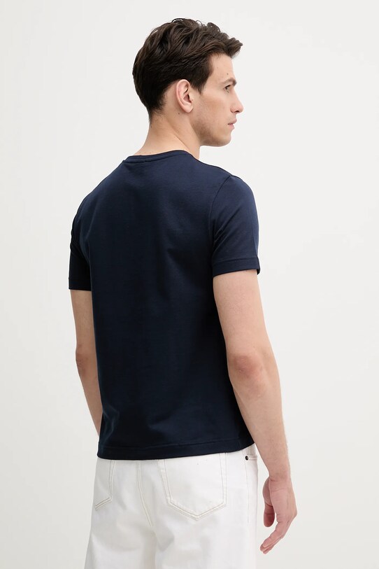 Îmbrăcăminte United Colors of Benetton tricou din bumbac 3M4WU1088 bleumarin