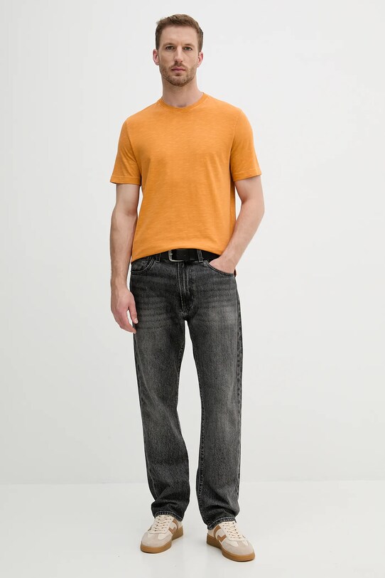 Бавовняна футболка United Colors of Benetton 36JGU105U помаранчевий SS25