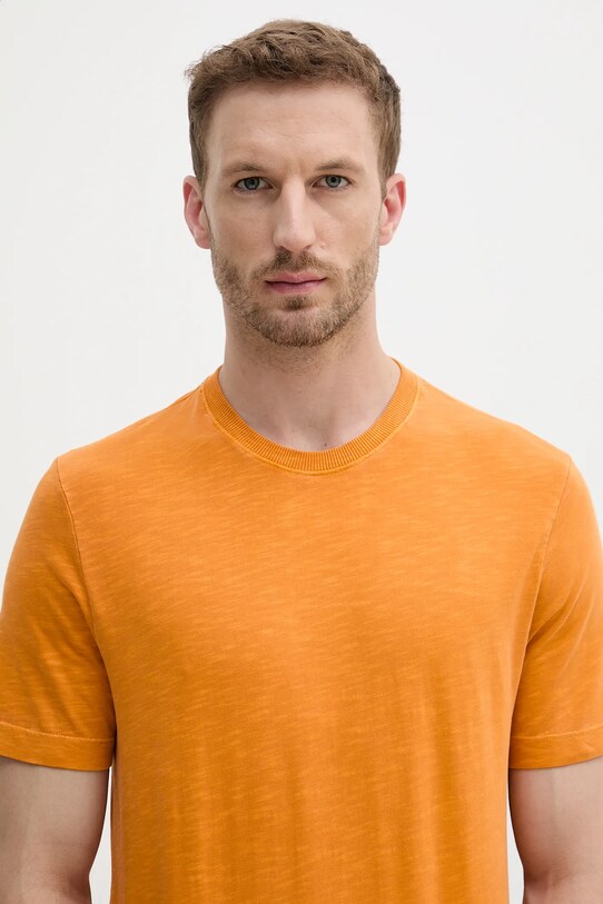 Бавовняна футболка United Colors of Benetton помаранчевий 36JGU105U
