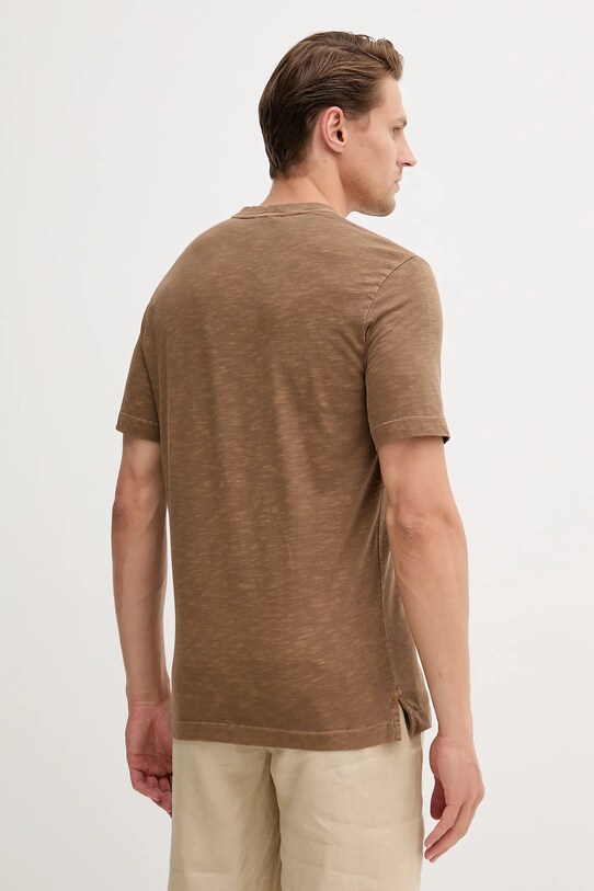 Îmbrăcăminte United Colors of Benetton tricou din bumbac 36JGU105U maro