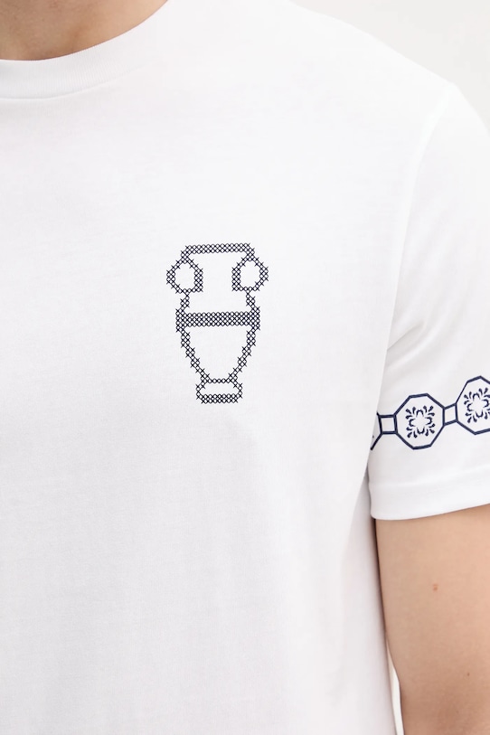 United Colors of Benetton tricou din bumbac 3BL0U10AF alb