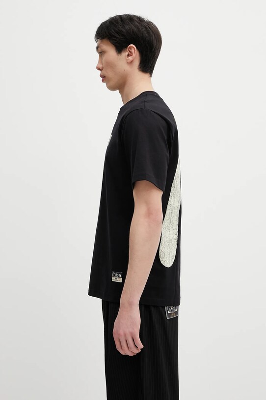 Хлопковая футболка Evisu Seagull-Daicock Printed SS 2ESHTM5TS1152 чёрный SS25
