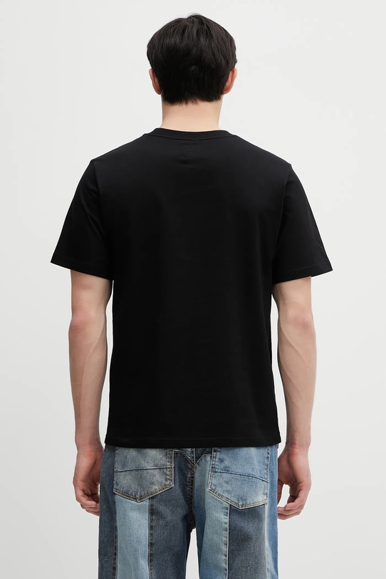 Îmbrăcăminte Evisu tricou din bumbac Logo EMB SS 2ESHTM5TS1137 negru