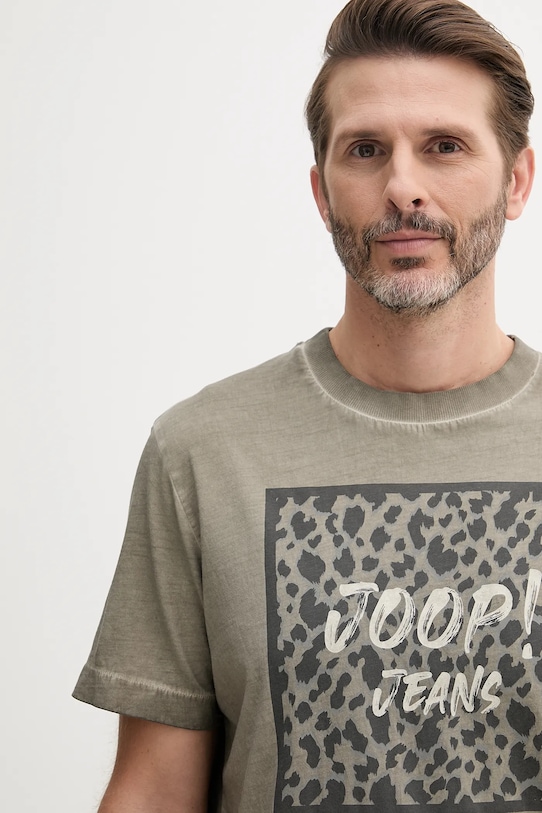 Joop! t-shirt bawełniany beżowy 30041619