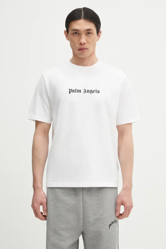 Bavlněné tričko Palm Angels Classic Logo Slim
