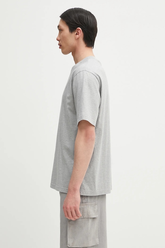 Palm Angels cotton t-shirt Classic Logo Slim PMAA089C99JER0030810 gray SS25