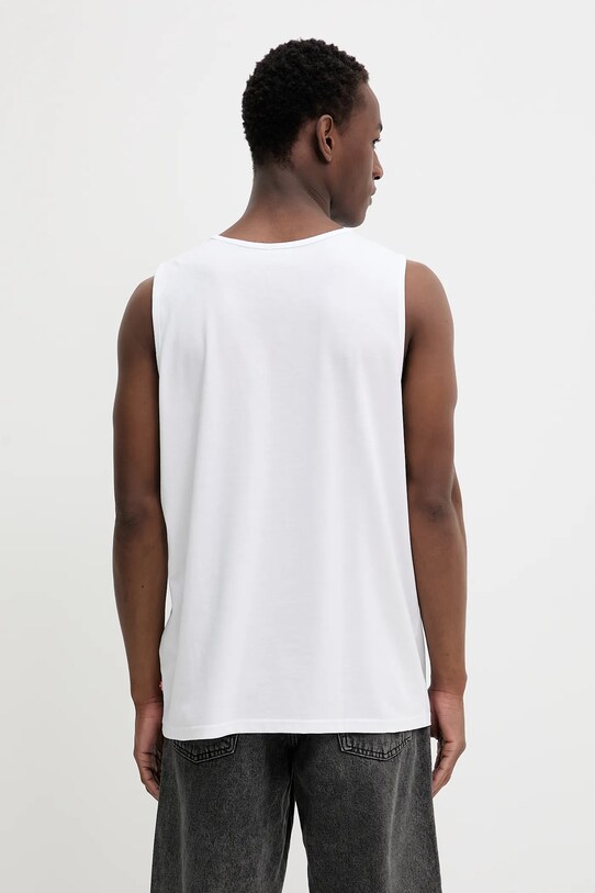 Odzież Levi's t-shirt bawełniany GRAPHIC ROWER TANK A7642 biały