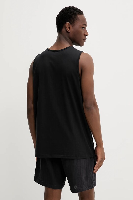 Odzież Levi's t-shirt bawełniany GRAPHIC ROWER TANK A7642 czarny