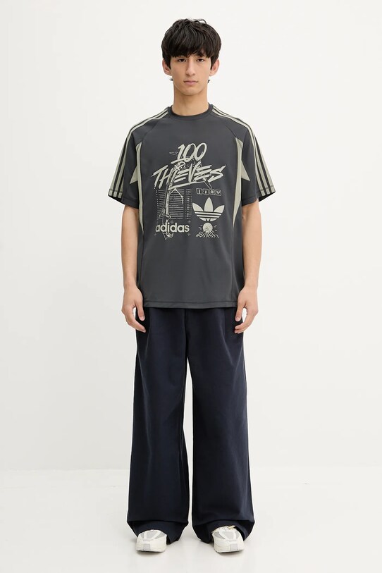 Μπλουζάκι adidas Originals x 100T T T JM3259 γκρί