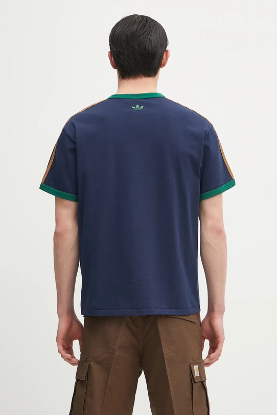 Abbigliamento adidas Originals t-shirt in cotone x Brain Dead Dead JN2412 blu navy