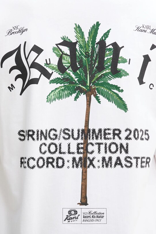 Karl Kani t-shirt bawełniany PD00005330 biały