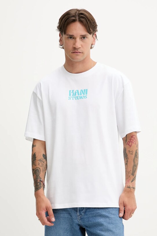 Ruházat Karl Kani pamut póló PD00005335 fehér