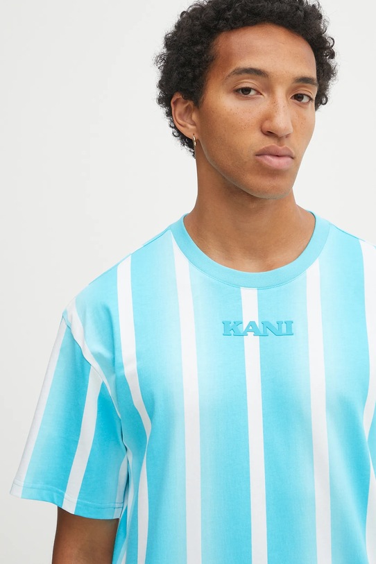 Karl Kani t-shirt bawełniany niebieski PD00005339