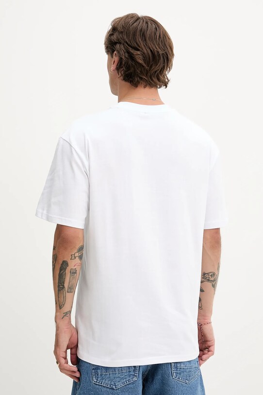 Odzież Karl Kani t-shirt bawełniany PD00005354 biały