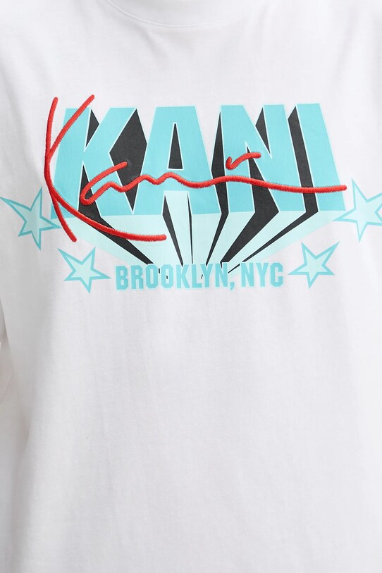 Karl Kani t-shirt bawełniany PD00005354 biały