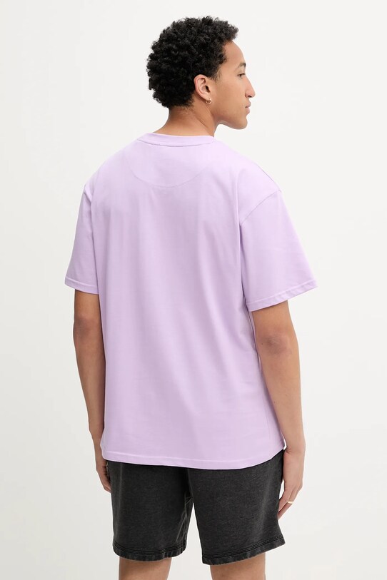 Odzież Karl Kani t-shirt bawełniany PD00005361 fioletowy