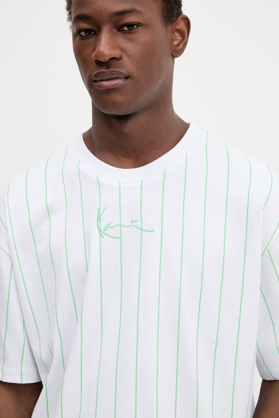 Karl Kani tricou din bumbac alb PD00005363