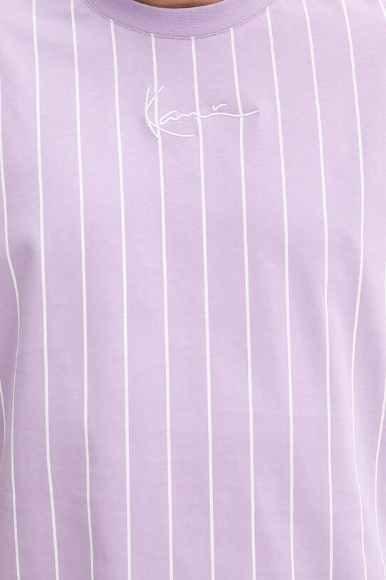 Karl Kani tricou din bumbac PD00005364 violet