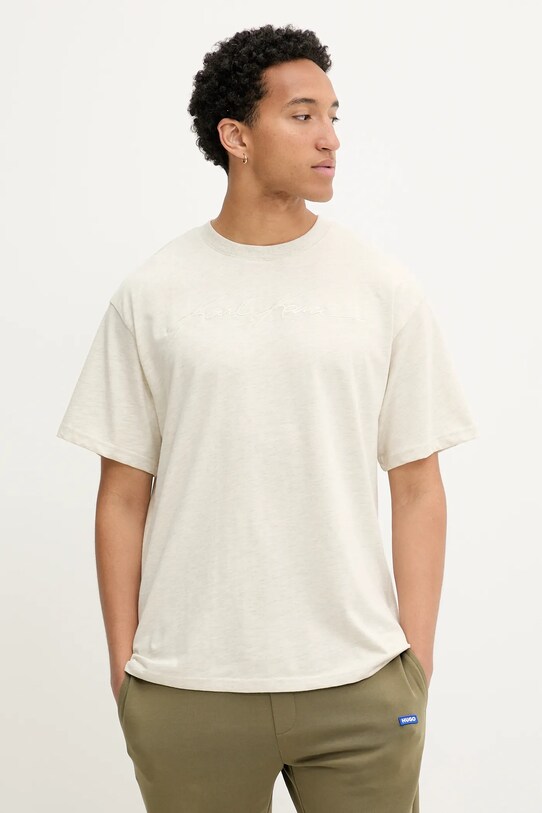 Karl Kani t-shirt regular beżowy PD00005762