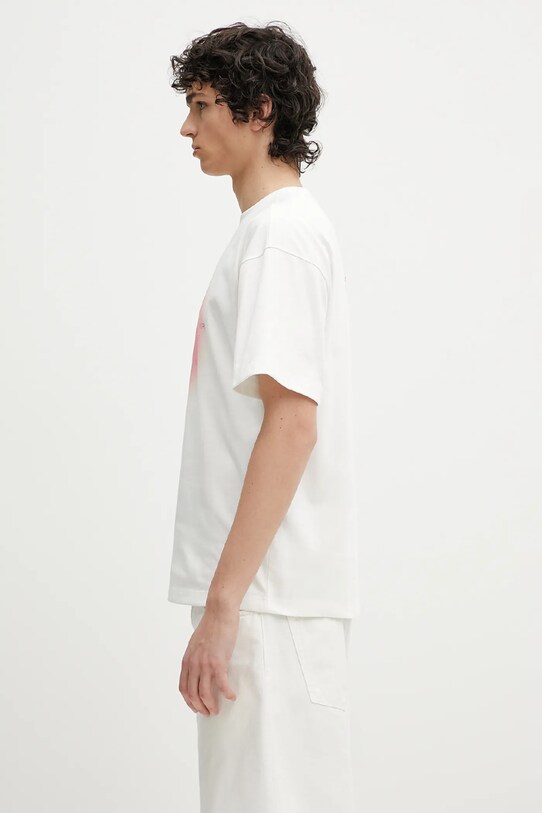 Ader Error tricou Apparel-Top BO01SSTS0112PK alb SS25