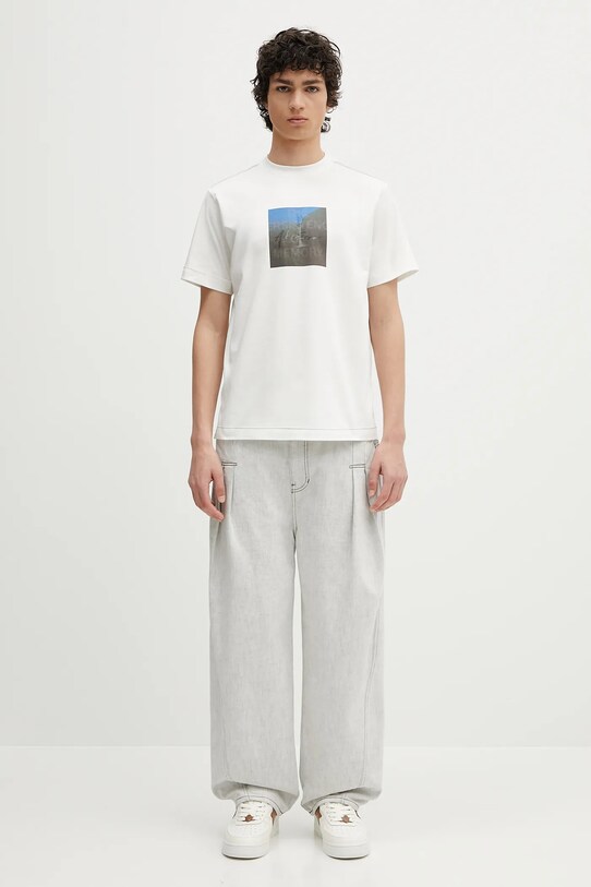 Ader Error t-shirt Apparel-Top BO01SSTS0101OW biały