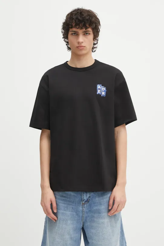Футболка Ader Error Apparel-Top круглий виріз чорний BN42FYTS0104BK