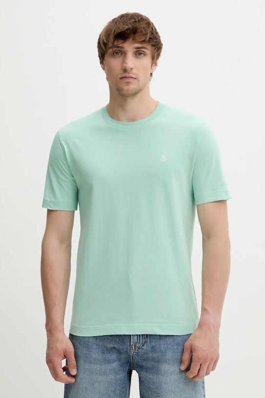 Бавовняна футболка Marc O'Polo бавовна зелений 524201251054