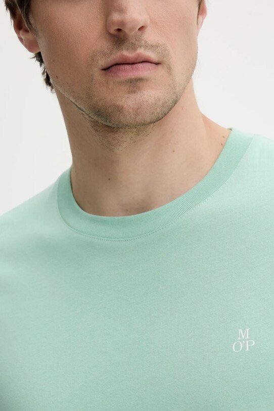 Marc O'Polo t-shirt bawełniany zielony 524201251054