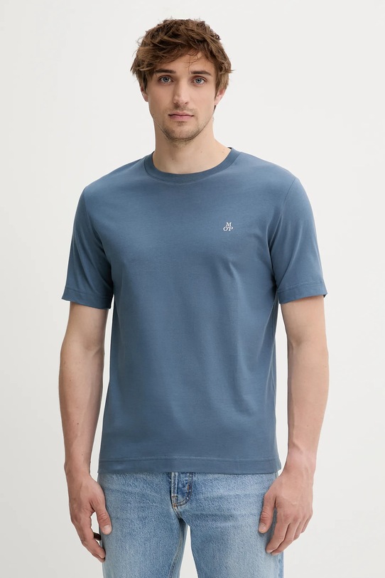 Бавовняна футболка Marc O'Polo бавовна блакитний 524201251054