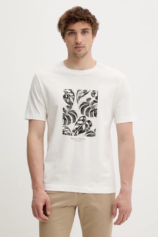 Tričko Marc O'Polo potisk béžová 524201251246