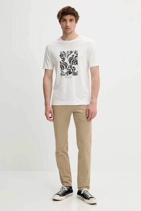 Marc O'Polo tricou 524201251246 bej SS25