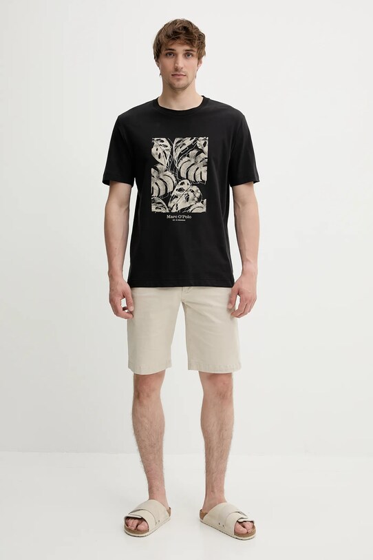 Marc O'Polo t-shirt 524201251246 czarny SS25