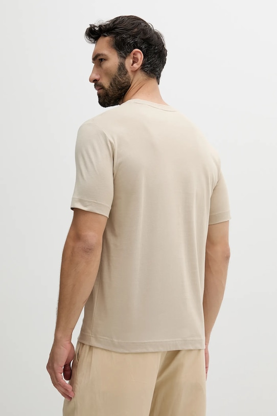 Marc O'Polo t-shirt bawełniany 524201251298 beżowy SS25