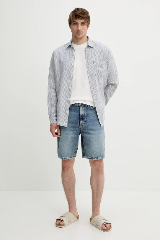 Marc O'Polo t-shirt bawełniany 524206451260 biały SS25