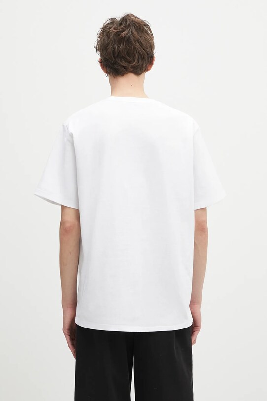 Odzież JW Anderson t-shirt bawełniany Window Embroidery JT0283.PG1510.001 biały