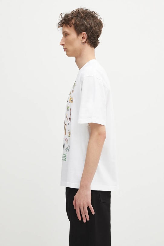 Бавовняна футболка JW Anderson Diorama Printed JT0288.PG1551.001 білий SS25