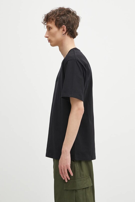 JW Anderson cotton t-shirt Logo Embroidery JT0258.PG1510.999 black SS25