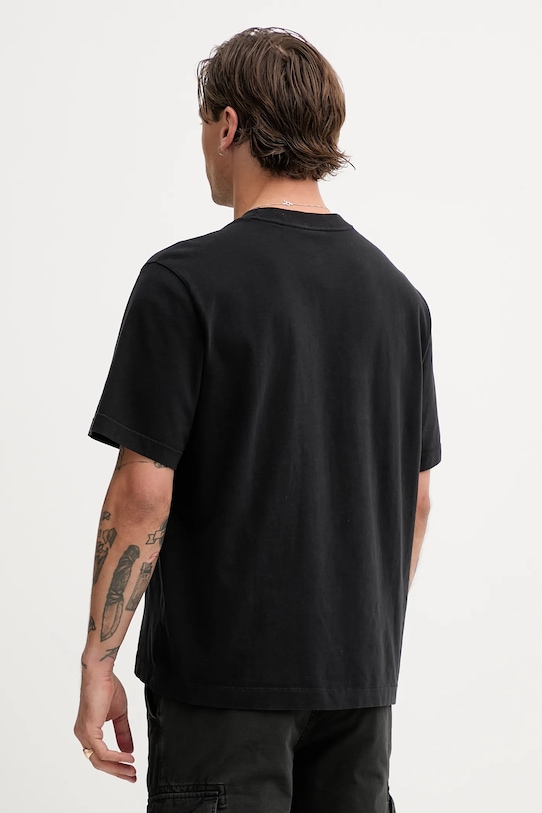 Oblečení Bavlněné tričko Abercrombie & Fitch KI123.5060.113 černá