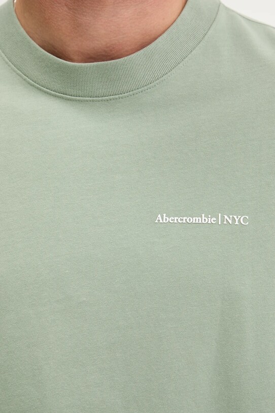 Abercrombie & Fitch tricou din bumbac KI123.5060.313 verde