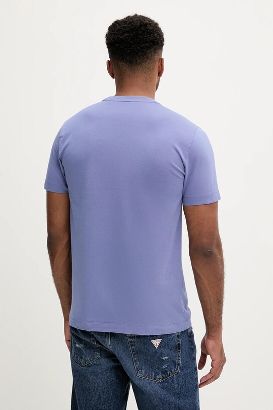 Bavlněné tričko Abercrombie & Fitch KI124.5262.200 fialová SS25