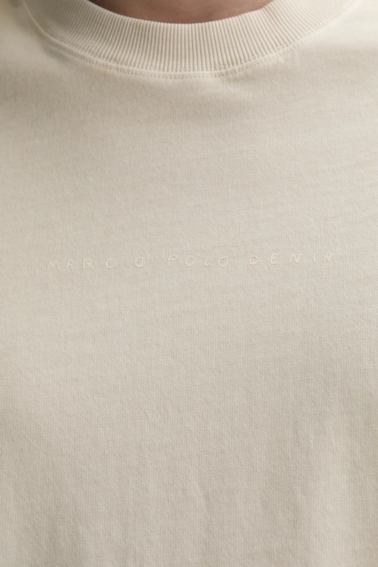 Bavlněné tričko Marc O'Polo 5000006585 béžová