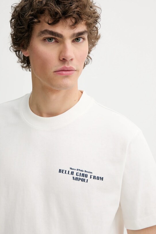 Marc O'Polo tricou din bumbac alb 5000007261