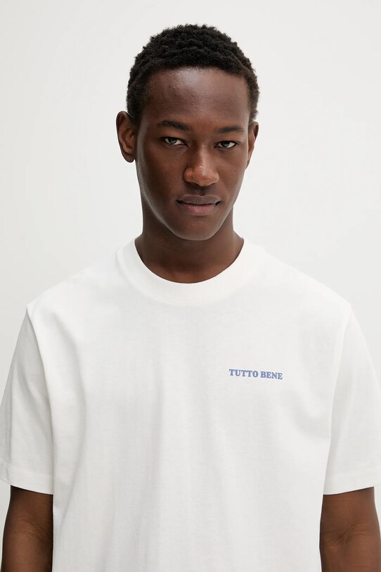 Marc O'Polo t-shirt bawełniany 5000007262 biały