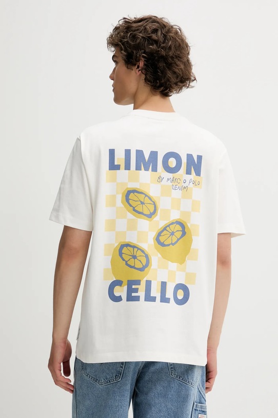 Marc O'Polo tricou din bumbac print alb 5000007263