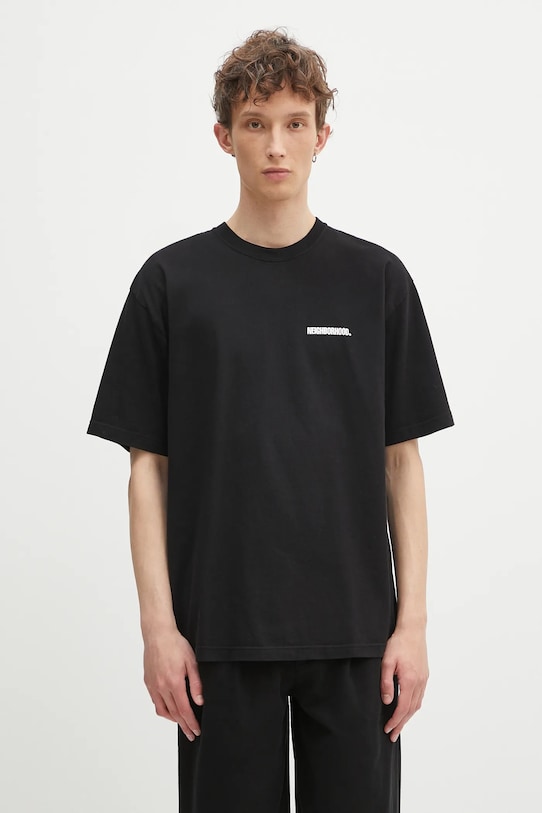 Pamučna majica NEIGHBORHOOD Nh . Tee Ss-2 relaxed crna 242PCNH.ST02