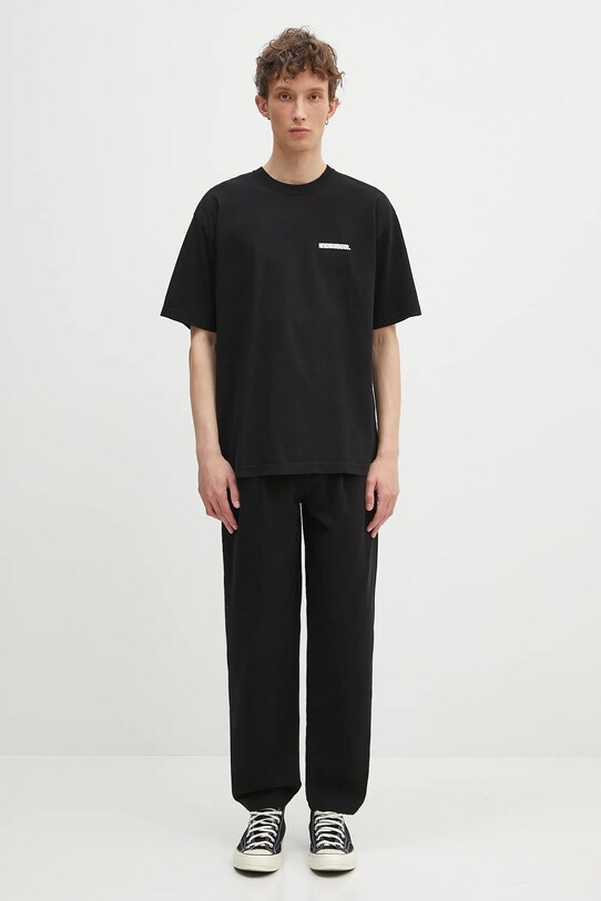 NEIGHBORHOOD t-shirt in cotone Nh . Tee Ss-2 242PCNH.ST02 nero