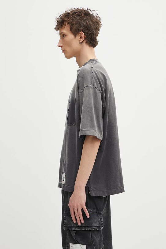 Бавовняна футболка Maison MIHARA YASUHIRO Sun Faded Tee A14TS611 сірий SS25