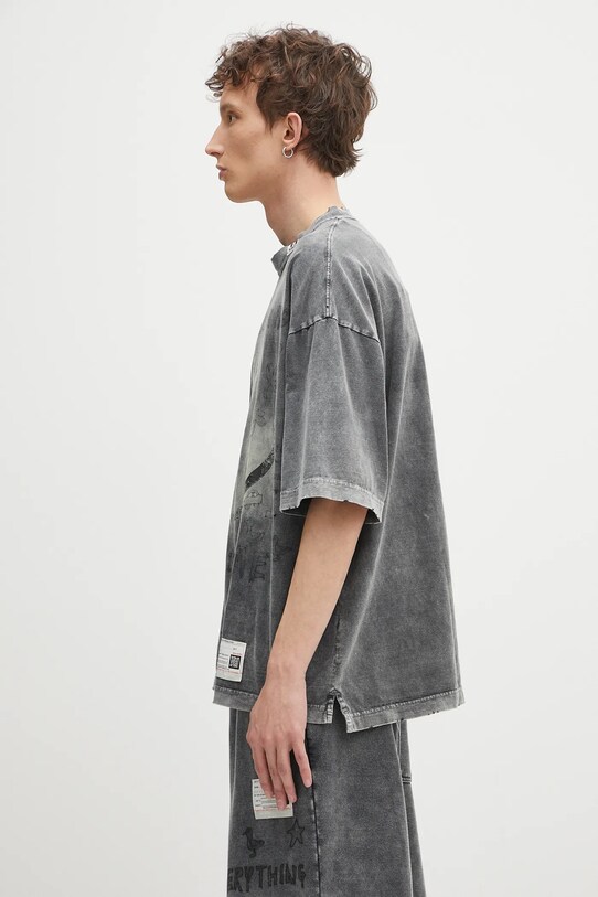 Pamučna majica Maison MIHARA YASUHIRO Bleached Tee A14TS622 siva SS25
