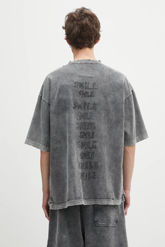 Odjeća Pamučna majica Maison MIHARA YASUHIRO Bleached Tee A14TS622 siva
